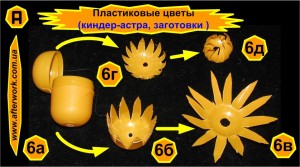 Пластиковые цветы 2